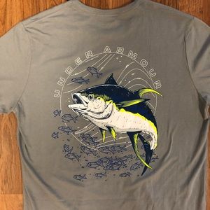 Nwt Under Armour Fish Mens Graphic 